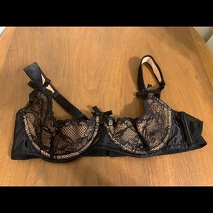 Cacique Lace Shelf Demi Bra 40C